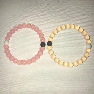 SET of Pink & Clear Lokai Bracelets!